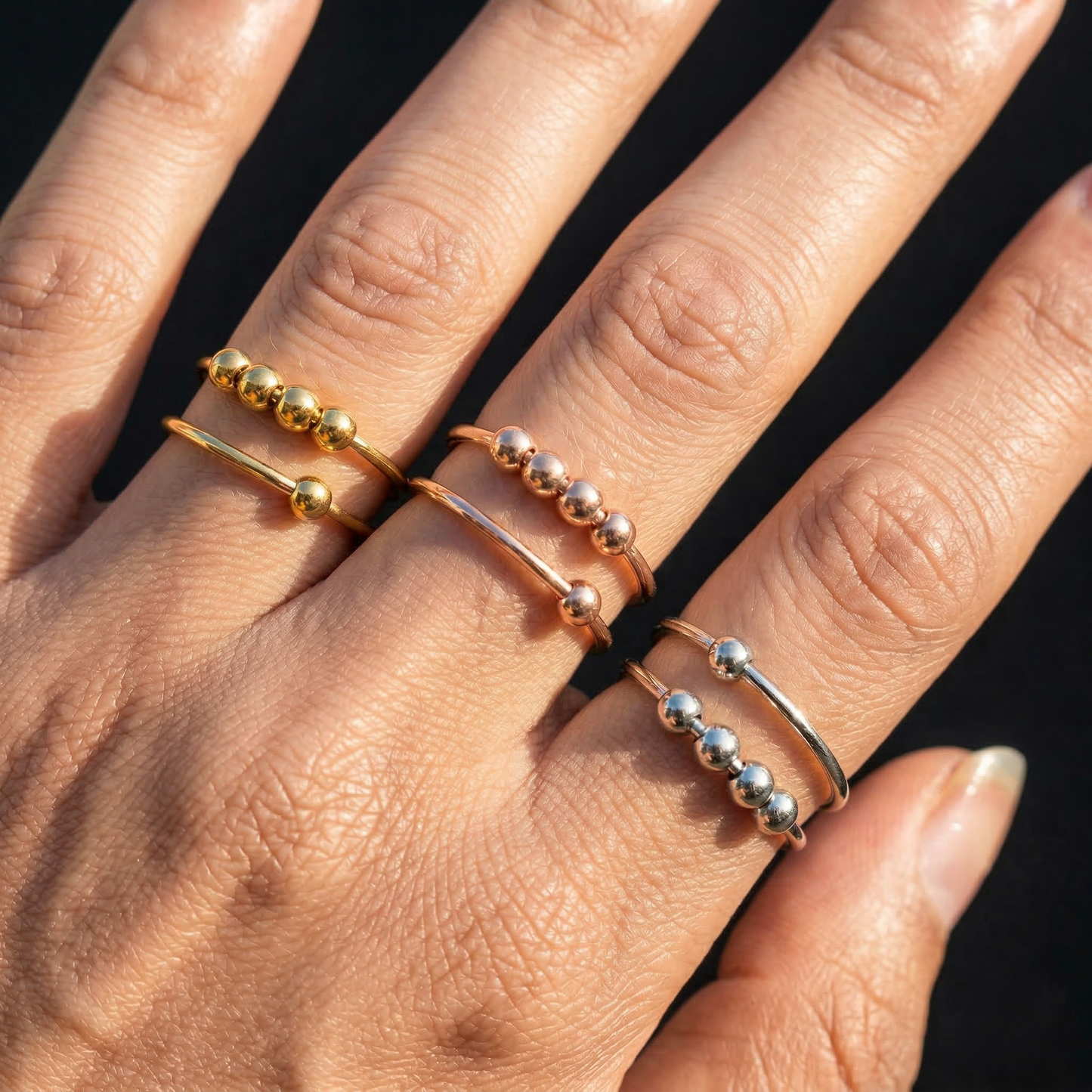 Fidget Beads Ring
