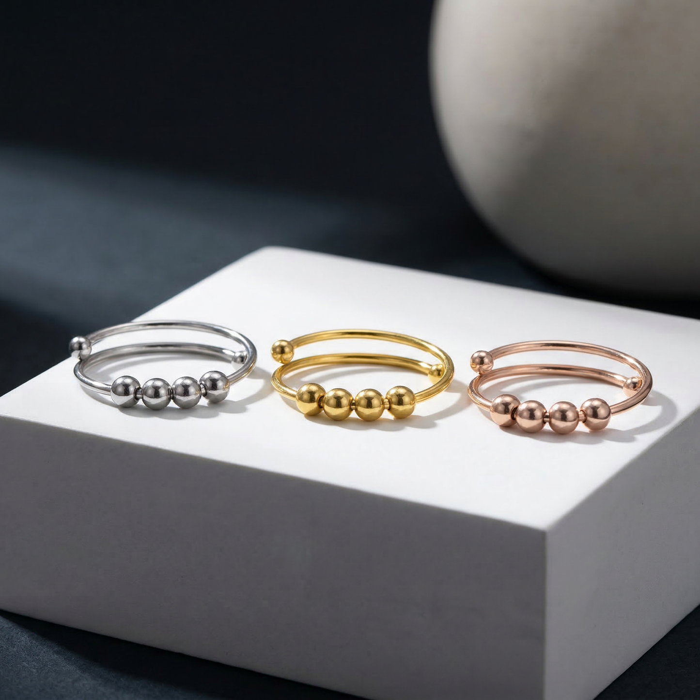 Fidget Beads Ring