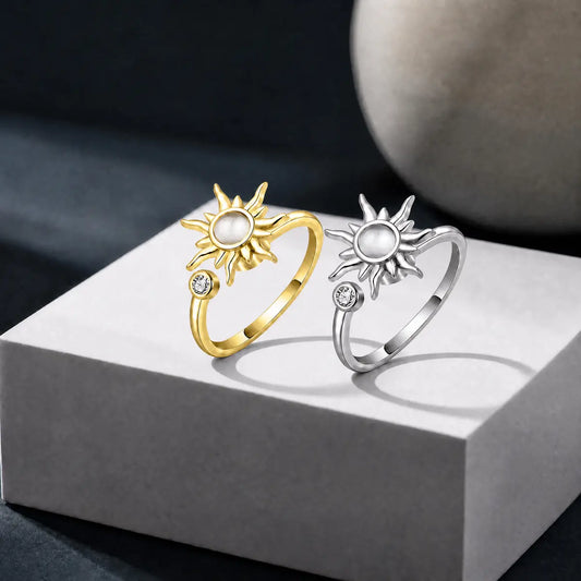 Fidget Sun Flower Ring