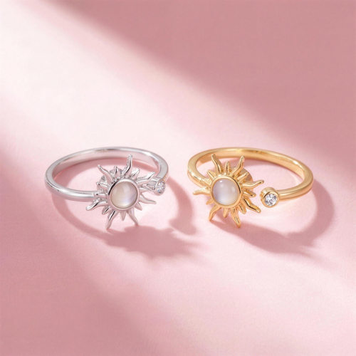 Fidget Sun Flower Ring
